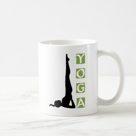 Umstellungs-Yoga-Pose-Geschenk Kaffeetasse (Rechts)