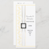 Umstieg auf ein farbiges Kirchenhochzeitprogramm Programm (Vorne/Hinten)