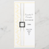 Umstieg auf ein farbiges Kirchenhochzeitprogramm Programm (Vorderseite)