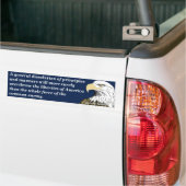 Umsturz der amerikanischen Freiheiten (Adams) Autoaufkleber (Auf Lkw)