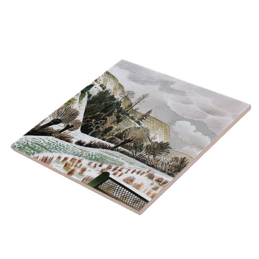 Umwälzend - Neujahrsschnee Fliese (Seite)