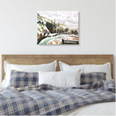 Umwälzend - Neujahrsschnee Leinwanddruck (Insitu (Schlafzimmer))