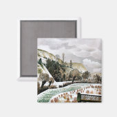 Umwälzend - Neujahrsschnee Magnet (Vorderseite/Rückseite)