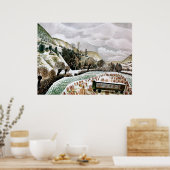 Umwälzend - Neujahrsschnee Poster (Küche)