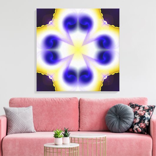 Umwälzende Canvas-Schrift Leinwanddruck (Insitu (Wohnzimmer))