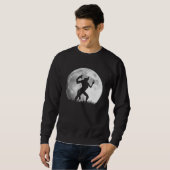 Umwandlung in einen Werewolf am Vollmond - cool Sweatshirt (Vorne ganz)