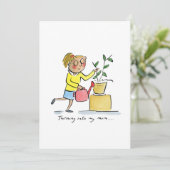 Umwandlung in Mum Einladung (Stehend Vorderseite)