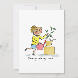 Umwandlung in Mum Einladung