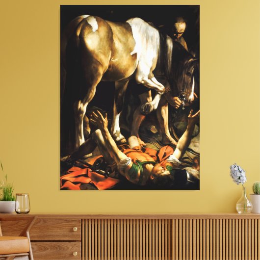 Umwandlung von Caravaggio in Damaskus Leinwanddruck (Insitu (Wohnzimmer))