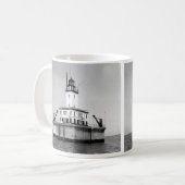 Umweg-Riff-Leuchtturm Kaffeetasse (Vorderseite Links)