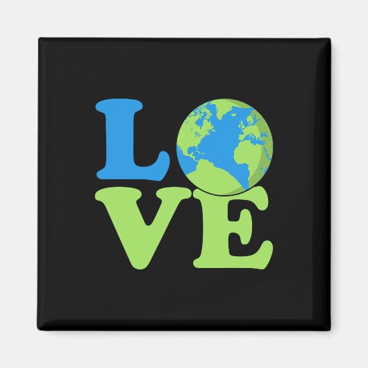 Umwelt des Earth Day Friendly Ecology Environment Magnet (Vorne)