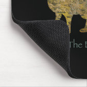 Umwelt durch Fox-Silhouette gerettet Mousepad (Ecke)