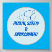 Umwelt für die Gesundheitssicherheit Minimalistisc Poster (Vorne)