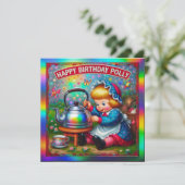 UMWELT ~ Geburtstagskarte ~ Kinderzimmer Rhyme ~ (Stehend Vorderseite)