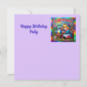 UMWELT ~ Geburtstagskarte ~ Kinderzimmer Rhyme ~ (Rückseite)