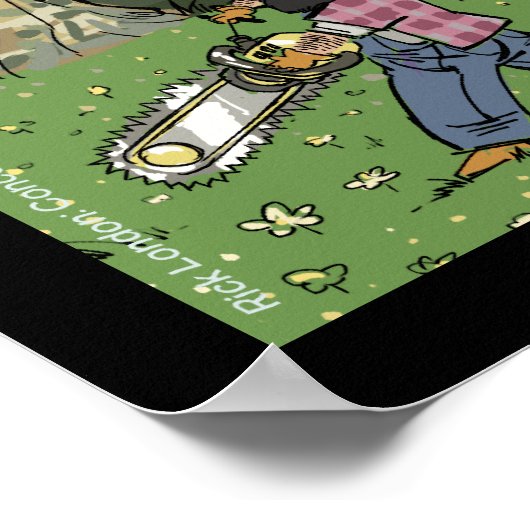 Umwelt: Höhepunkt der Mobile Trees Funny Poster (Ecke)