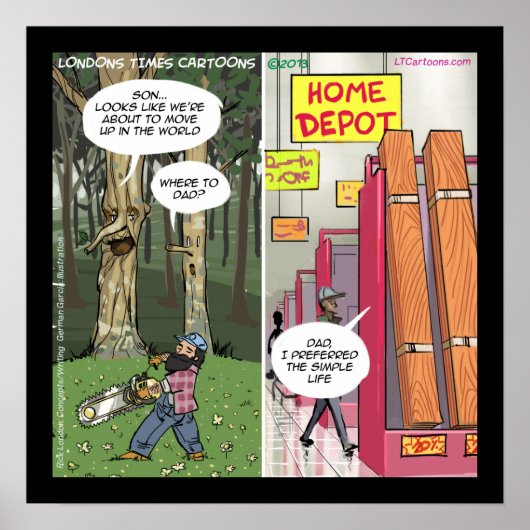 Umwelt: Höhepunkt der Mobile Trees Funny Poster (Vorne)