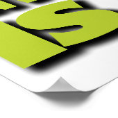 Umwelt ist Lebensverschmutzung ist Tod Poster (Ecke)