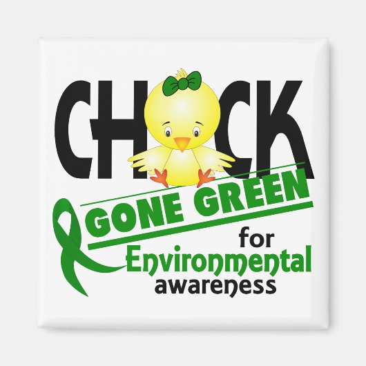 Umwelt Kick Gone Green 2 Magnet (Vorne)