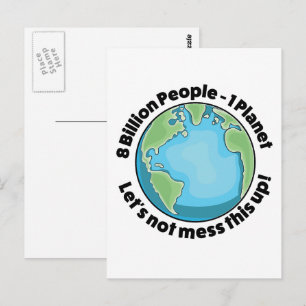 Umwelt Logo Postkarte