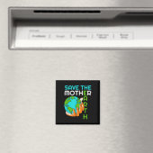 Umwelt-Pro von Mutter Erde-Klimawandel gerettet Magnet (In Situ (Geschirrspüler))