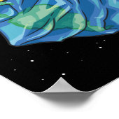 Umwelt-Schutz, Stopp Umweltverschmutzung Poster (Ecke)