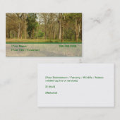 Umwelt-Thema-Visitenkarte Visitenkarte (Vorne/Hinten)