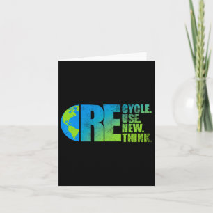 Umweltaktivismus Recycle Wiederverwendung neu über Karte