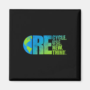 Umweltaktivismus Recycle Wiederverwendung neu über Magnet
