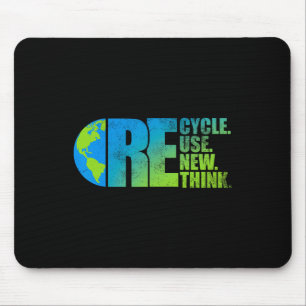 Umweltaktivismus Recycle Wiederverwendung neu über Mousepad