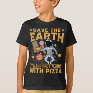Umweltaktivist Pizza-Liebhaber Funny Zitat T-Shirt