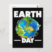 Umweltbewusstsein am Tag der Erde Postkarte (Vorne/Hinten)