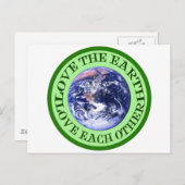 Umweltbewusstsein Postkarte (Vorne/Hinten)