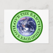 Umweltbewusstsein Postkarte (Vorderseite)