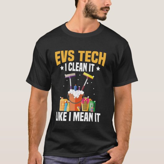 Umweltdienstmitarbeiter EVS Tech EVS Techniker T-Shirt (Vorderseite)