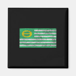 Umweltflagge - Erster Tag 1 Magnet