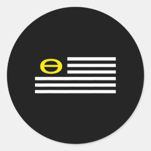 Umweltflagge - Tag der Erde Runder Aufkleber