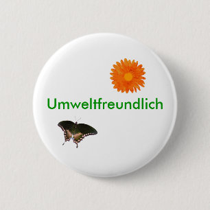 Umweltfreundlich Button