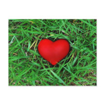 Umweltfreundliche Liebe - Postkarte