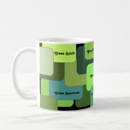 Umweltfreundliche Motivation Abstrakt Kaffeetasse