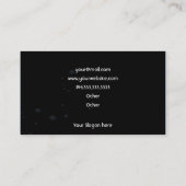 Umweltfreundliche Visitenkarten Visitenkarte (Rückseite)