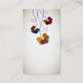 Umweltfreundliche Visitenkarteschablone Visitenkarte (Rückseite)