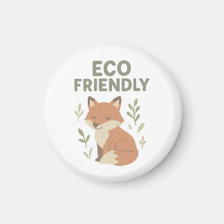 Umweltfreundlicher Fuchs Magnet