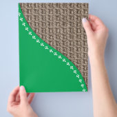 Umweltfreundliches Design Flyer (Hand)