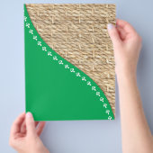 Umweltfreundliches Design Flyer (Hand)