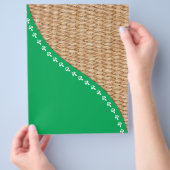 Umweltfreundliches Design Flyer (Hand)