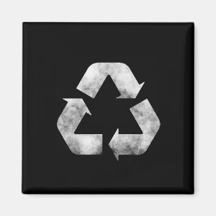 Umweltfreundliches Zeichen - Alles-Recycler Magnet