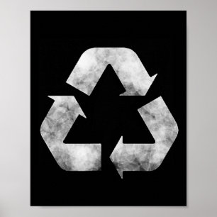 Umweltfreundliches Zeichen - Alles-Recycler Poster