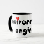 Umweltingenieur Herz Tasse (Vorderseite Links)