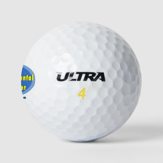 Umweltingenieur Oval Golfball (Logo)